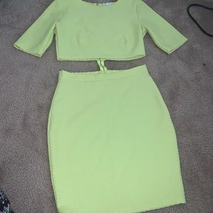 Neon Green  hottie dress !!!!